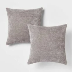 2pk Chenille Square Throw Pillows - Threshold™ -Home Decoration Sale GUEST 8f0a7d0e 209f 4a4f ad91 c8f7ee8931ba