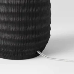 Small Textured Ceramic Lamp Base Black - Threshold™ -Home Decoration Sale GUEST a3bfca16 5ea4 4360 a59b e71f9d0dabfc