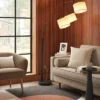 Avenal 3-Head Shaded Arc Floor Lamp Black - Threshold™
