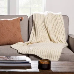 Chunky Knit Reversible Throw Blanket - Threshold™ 17 Chunky Knit Reversible Throw Blanket - Threshold™ -Home Decoration Sale GUEST b04cf30c e385 47a6 b25b 6cea8b96bae5