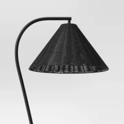 Arc Neck Floor Lamp With Natural Shade Black (Includes LED Light Bulb) - Threshold™ 7 Arc Neck Floor Lamp With Natural Shade Black (Includes LED Light Bulb) - Threshold™ -Home Decoration Sale GUEST b3359c3b 1bca 48a3 a12e 66ee18b8cf18