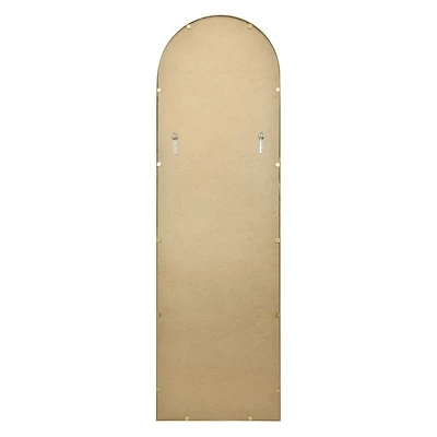 20" X 65" Arched Metal Leaner Mirror Brass - Threshold™ 5 20" X 65" Arched Metal Leaner Mirror Brass - Threshold™ - Image 3