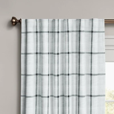 1pc Blackout Window Curtain Panel Gray - Threshold™ 3 1pc Blackout Window Curtain Panel Gray - Threshold™