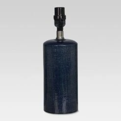 Linen Textured Ceramic Small Lamp Base Dark Blue - Threshold 7 Linen Textured Ceramic Small Lamp Base Dark Blue - Threshold -Home Decoration Sale GUEST c591dfee 0c26 4677 89dd 2cf9def3bed0