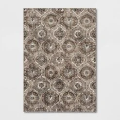 Bailey Companion Tile Print Accent Rug Tan - Threshold™ -Home Decoration Sale GUEST c86a9554 2700 48a9 8622 373c214e30ab
