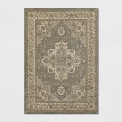 Medallion Jewel Boarder Persian Rug Cream/Gray - Threshold 10 Medallion Jewel Boarder Persian Rug Cream/Gray - Threshold -Home Decoration Sale GUEST c90ac763 0734 47b9 8fdf 2fae107c0555