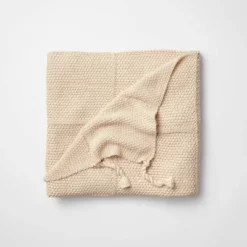 Windowpane Knit Throw Blanket With Tassels - Threshold™ Designed With Studio McGee -Home Decoration Sale GUEST cfcc0bd1 9145 44d1 8936 b585b371ea06