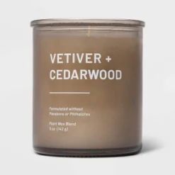 Glass Jar Vetiver And Cedarwood Candle Brown - Threshold™ 10 Glass Jar Vetiver And Cedarwood Candle Brown - Threshold™ -Home Decoration Sale GUEST dfa4fefe 0ef4 4373 802b 4787eff784da