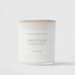 Wood Lidded Glass Wellness Grateful Candle - Threshold™ -Home Decoration Sale GUEST e2abc33a 046c 4c28 b14d 927a818b1602