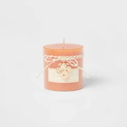 Ribbed Pillar Pumpkin Spice Candle - Threshold™ -Home Decoration Sale GUEST e467f067 2ab8 486b 8756 c7488700fa1b