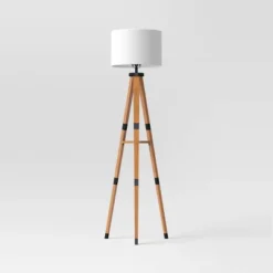 Tripod Floor Lamp With Shelf Brown Wood - Threshold™ -Home Decoration Sale GUEST ea3ba26a 585d 476c be10 3b33e5b59195