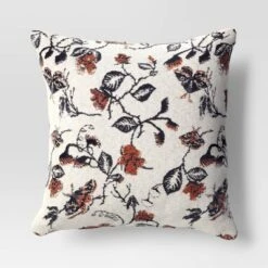 Halloween Botanical Woven Cotton Square Halloween Throw Pillow - Threshold™ -Home Decoration Sale GUEST ea7cfb96 8a51 4697 b2e3 7383a400fe4a