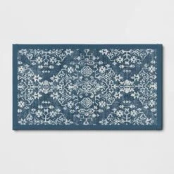 Vintage Print Comfort Rug Blue - Threshold™ -Home Decoration Sale GUEST f437994b 06fa 4df6 84f2 e90cb16dba7b