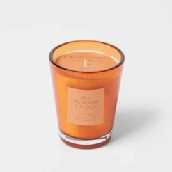 Colored Vase Glass With Dustcover Mandarin & Guava Candle Orange - Threshold™ 15 Colored Vase Glass With Dustcover Mandarin & Guava Candle Orange - Threshold™ -Home Decoration Sale GUEST f690da26 0feb 4a9d 8634 caaa1172c9d3