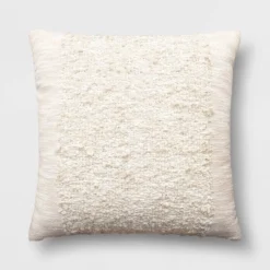Textural Solid Square Throw Pillow - Threshold™ -Home Decoration Sale GUEST f94a454f 688c 4595 82fe 2525b3a6f81a