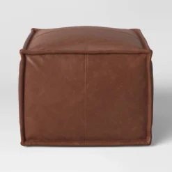 Earl Faux Leather French Seam Ottoman - Threshold™ 8 Earl Faux Leather French Seam Ottoman - Threshold™ -Home Decoration Sale GUEST fd85c80c 28fa 450f 891c de0a371ca7e6